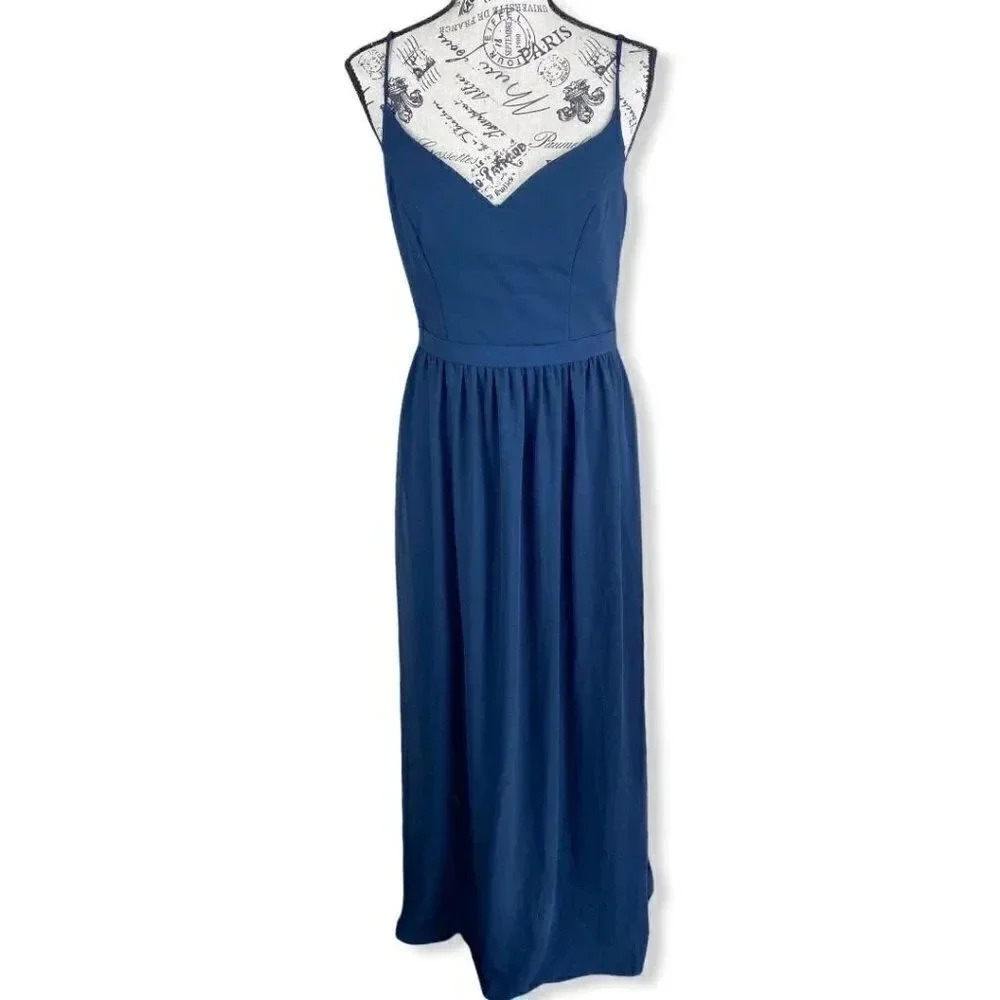 Levkoff v-neck Strappy maxi dress